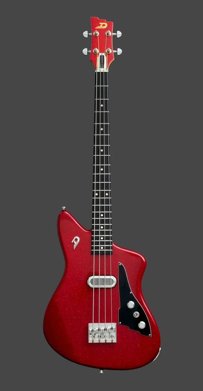Duesenberg Kavalier Shortscale Bass Red Sparkle elbas