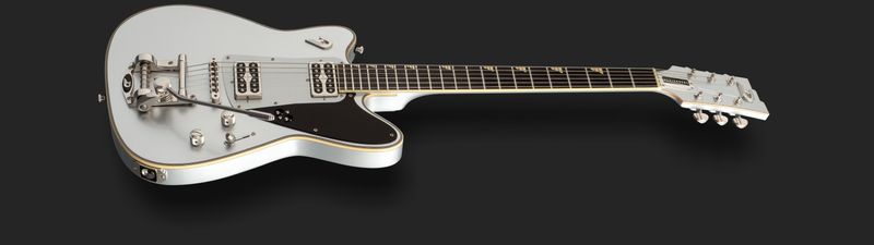 Duesenberg Falken Tremolo Silver elgitarr