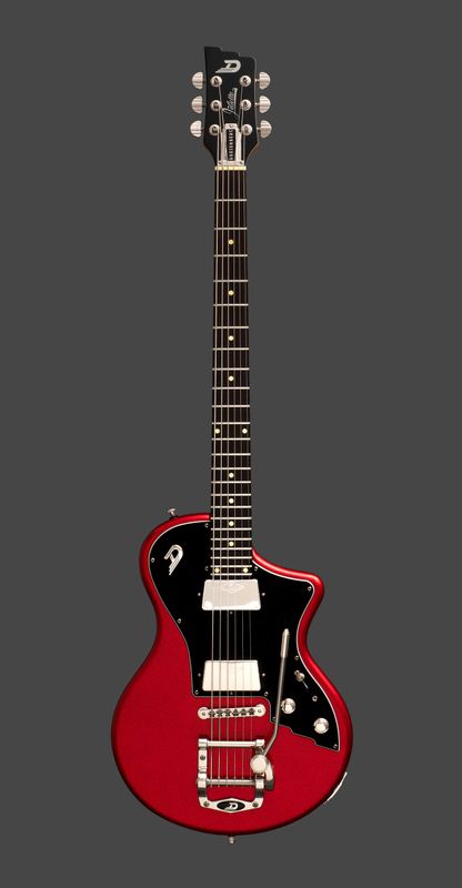 Duesenberg Julietta Baryton Trem Catalina Red elgitarr