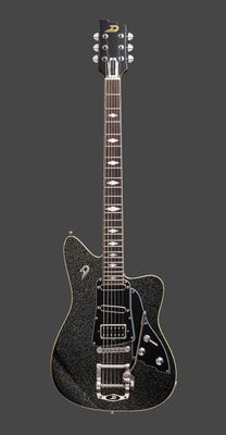 Duesenberg Paloma Baryton Black Sparkle elgitarr