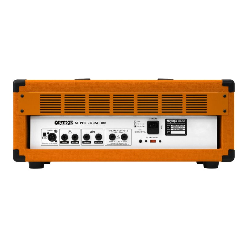 Orange Super Crush 100 förstärkartopp, svart – bild 5