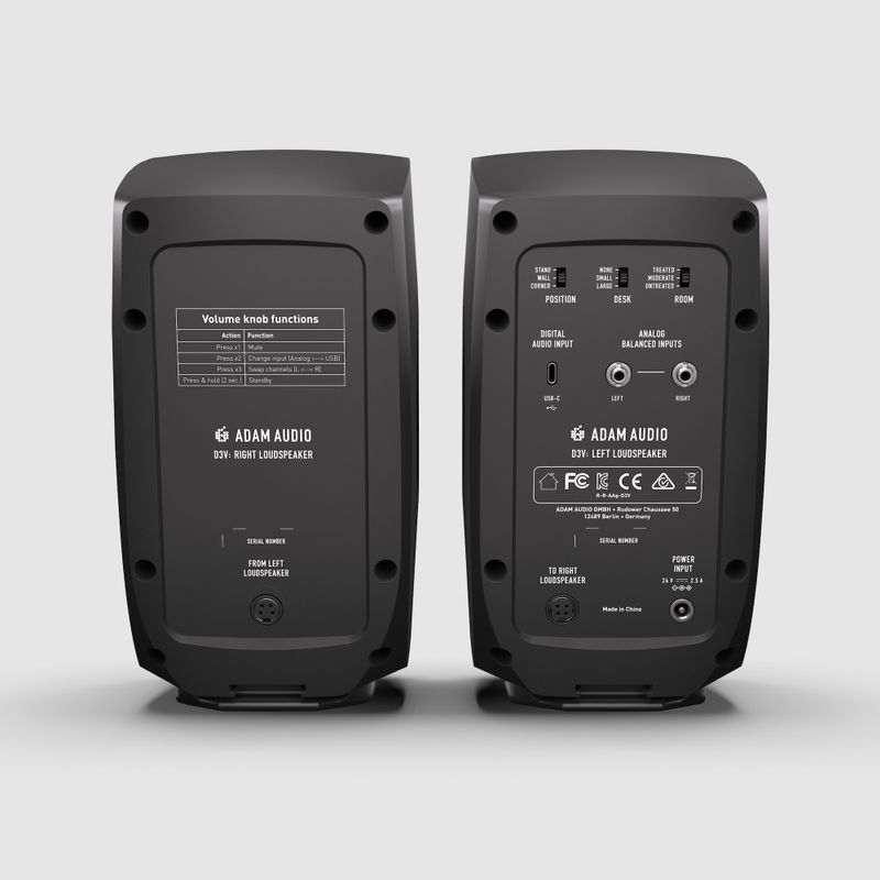 ADAM Audio D3V Black