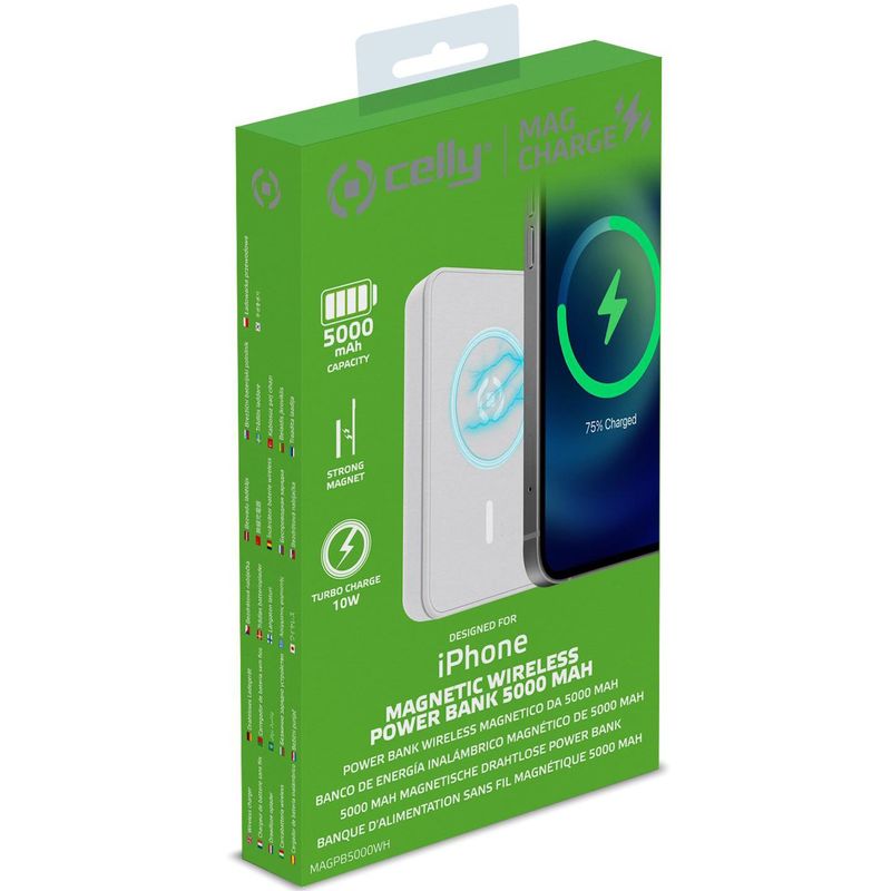 PowerBank MagSafe Trådlös laddning  5000mAh V