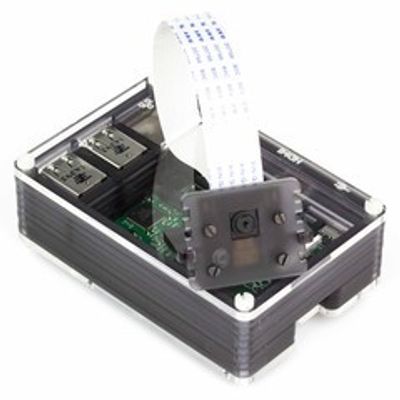 CamE-Blk-V1 Camera Mount is a compact and versatile mounting solution for your Pimoroni products. It is designed to securely hold your camera module i