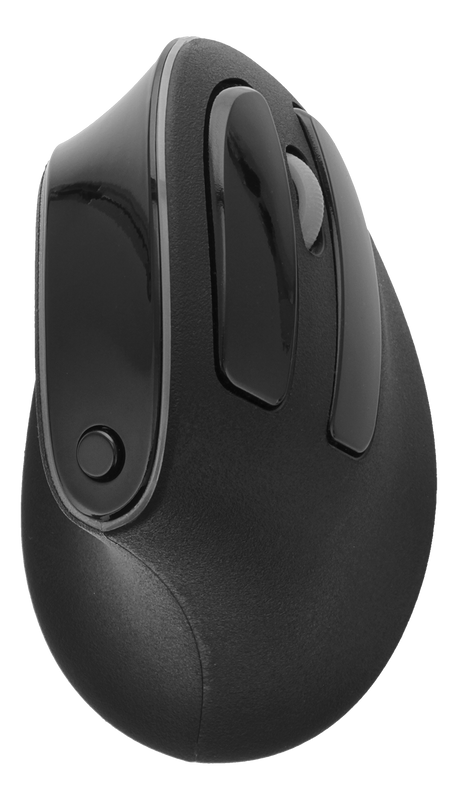 DELTACO Office Wireless vertical ergonomic mouse, silent clicks, 2400