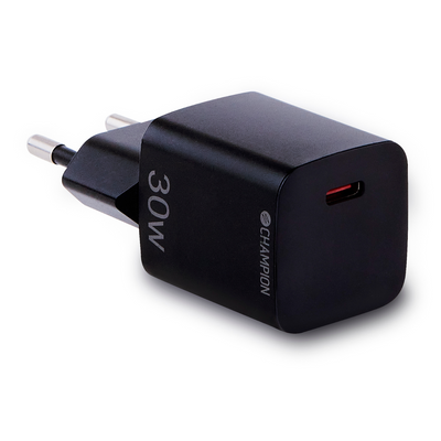 Fast Charger USB-C PD 30W Svart