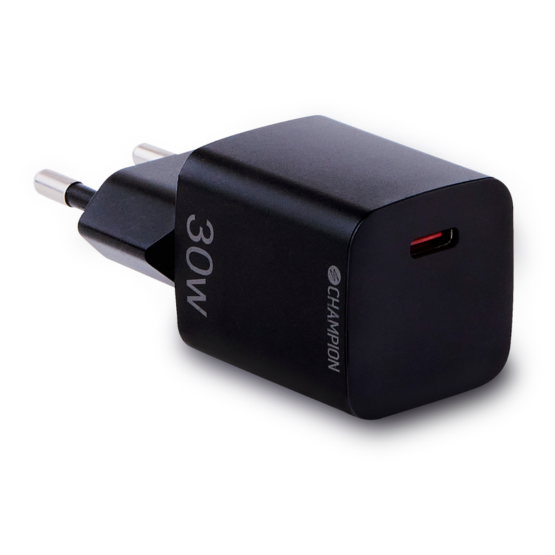 Fast Charger USB-C PD 30W Svart