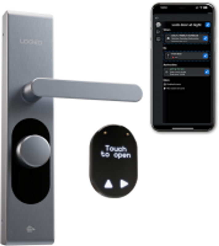 Shelly LOQED Touch Smart Lock Stainless Steel