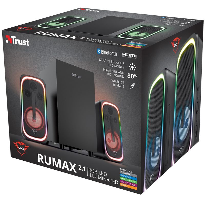 GXT 635 Rumax 2.1 RGB Speaker set 80W