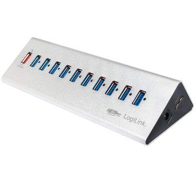 USB 3.0-hub 10+1 fast charge