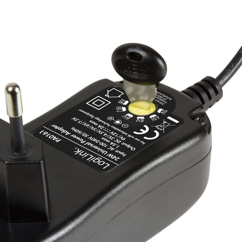 Nätadapter 230V-> 3-12V 2A 24W