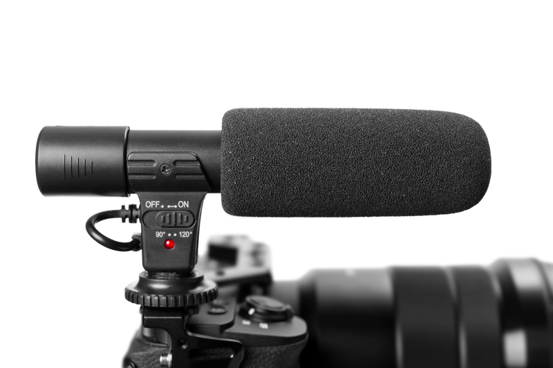 Vlogg mikrofon för mobil eller kamera