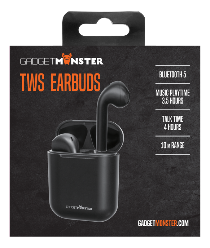 Hörlurar TWS Earbuds, svart