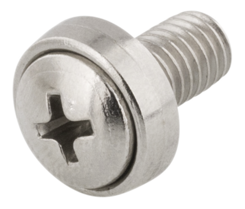 DELTACO, M6 screw set, star, (washers + screws + nuts) 10 pieces.