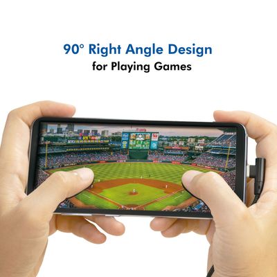 Vinklad USB-C-kabel USB 2.0 Max 3A 0,3m