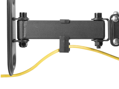 DELTACO Office, full-motion 2-way wall, 13"-27", 25kg, 75x75-100-100