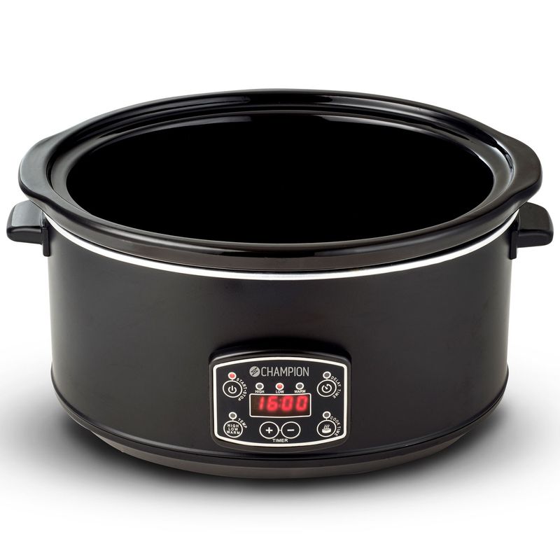 Slowcooker 6,5L Mattsvart