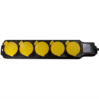 Grenuttag 5-vägs Utomhusbruk med brytare IP44