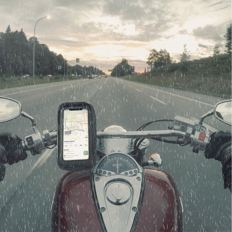 Mobile holder for motorcycles IP64 Waterproof