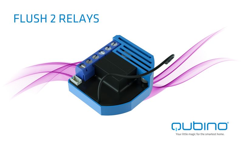 Built-in Relay 2 channels - Flush 2 Relay