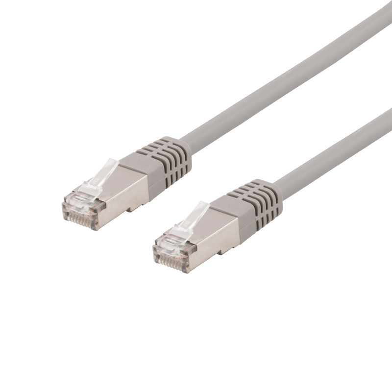 Nätverkskabel 25m U/FTP Cat6a, delta cert, LSZH, grå
