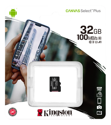 Kingston microSDXC - 32GB - High Performance - UHS-I U1 - Class 10 A1