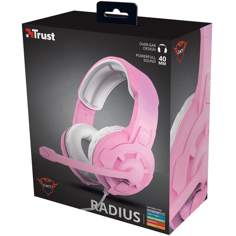 GXT 411P Radius Gaming Headset Pink
