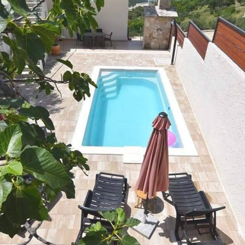 Poolpaket Glasfiberpool - 6x3,2m - Aspö - Med smart styrning