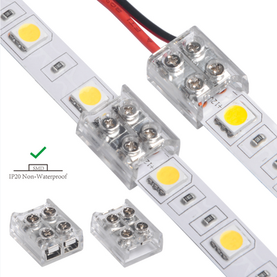 LED-skarv - Heavy Duty med skruvterminal - 8/10mm -2-pin - IP20
