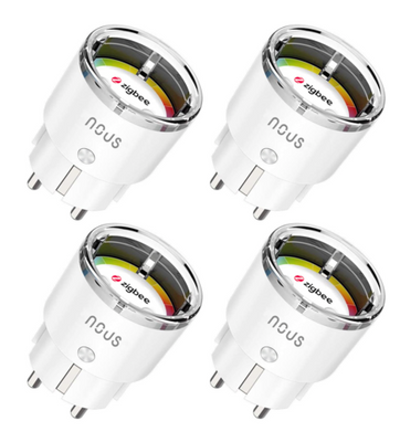 Smart plug med energimätning - Zigbee 4-pack