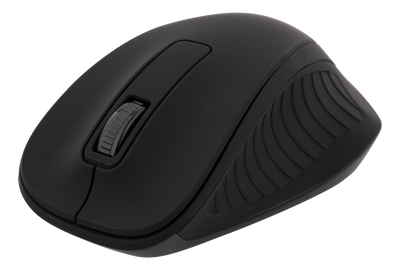 DELTACO trådlös optisk mus 2,4GHz, 3 knappar med scroll, svart