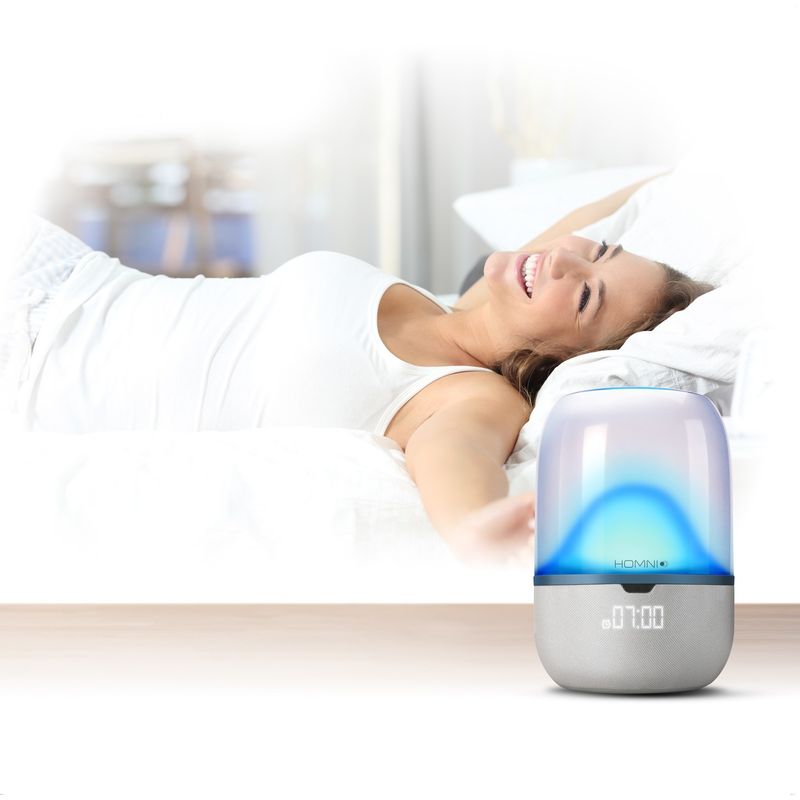 Smart Wake Up-lampa med inbyggd högtalare