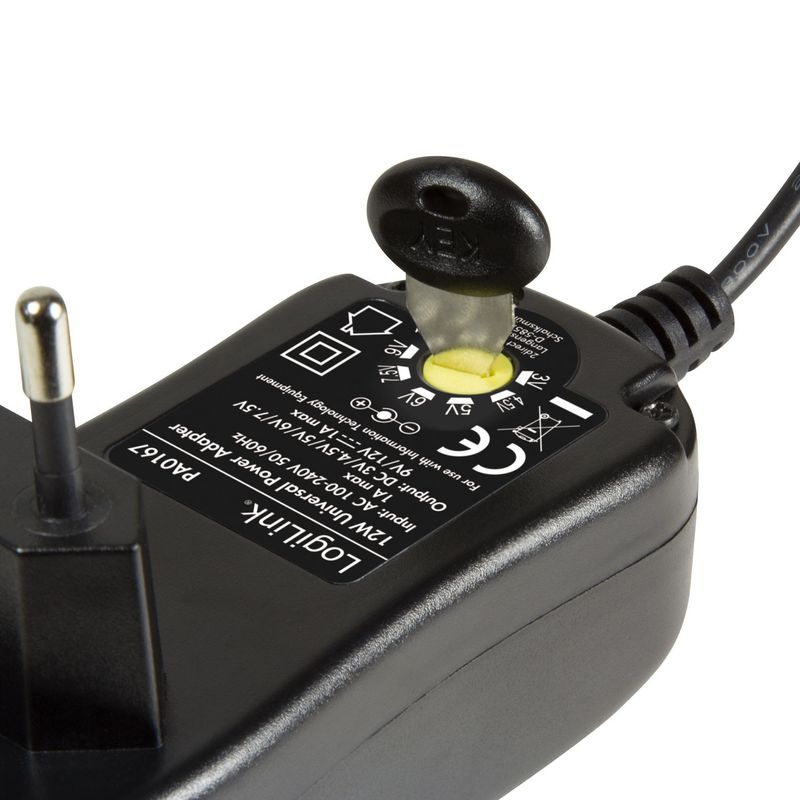Nätadapter 230V-> 3-12V 1A 12W