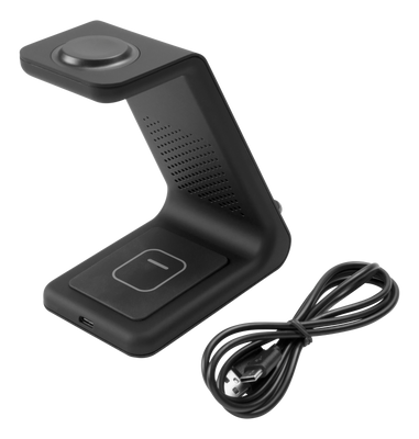 3-i-1 trådlös laddare