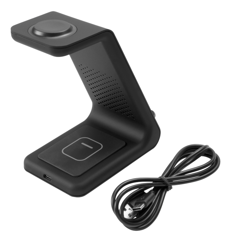 3-i-1 trådlös laddare