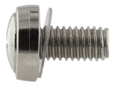 DELTACO, M6 screw set, star, (washers + screws + nuts) 10 pieces.