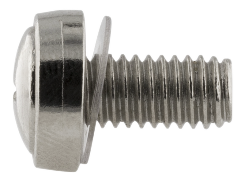 DELTACO, M6 screw set, star, (washers + screws + nuts) 10 pieces.