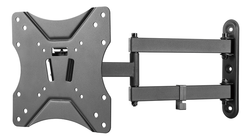 DELTACO Office, full-motion 3-way wall, 23"-42", 25kg, 75x75-200-200