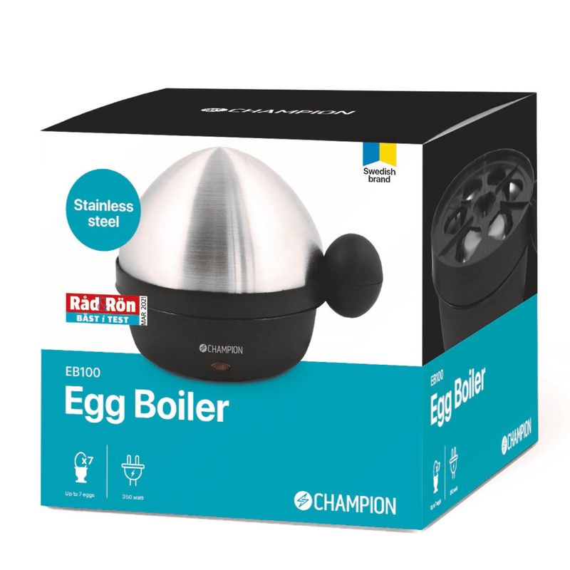 Egg cooker for 7 eggs Stainless steel