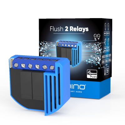Built-in Relay 2 channels - Flush 2 Relay