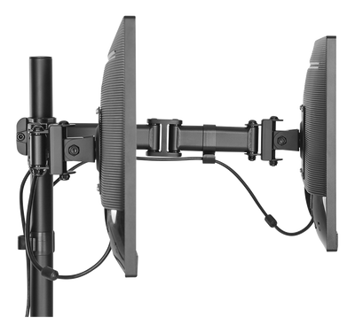 DELTACO Office, Dual desk, 13"-27", 8kg, 75x75-100x100