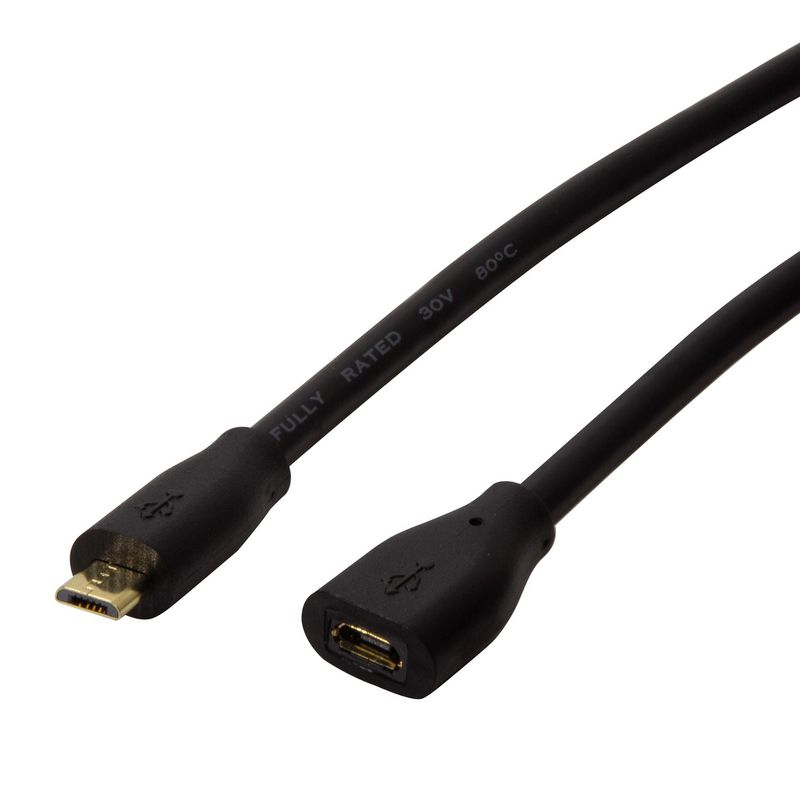 Förlängningskabel MicroUSB 3m
