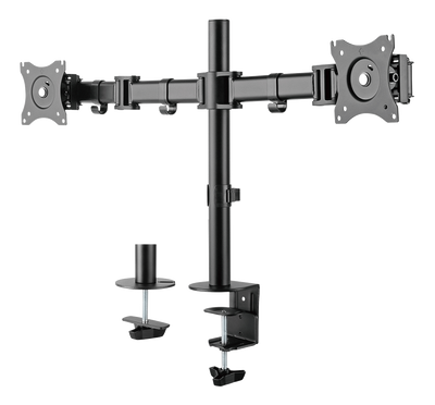 DELTACO Office, Dual desk, 13"-27", 8kg, 75x75-100x100