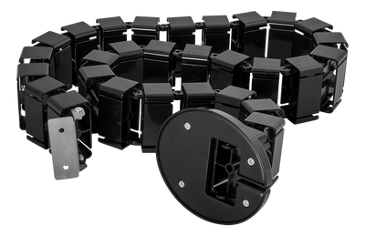 DELTACO Office, Spine Cable Organizer & Hider, Black