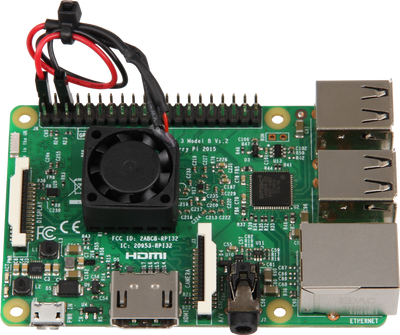 Cooling kit for Raspberry Pi