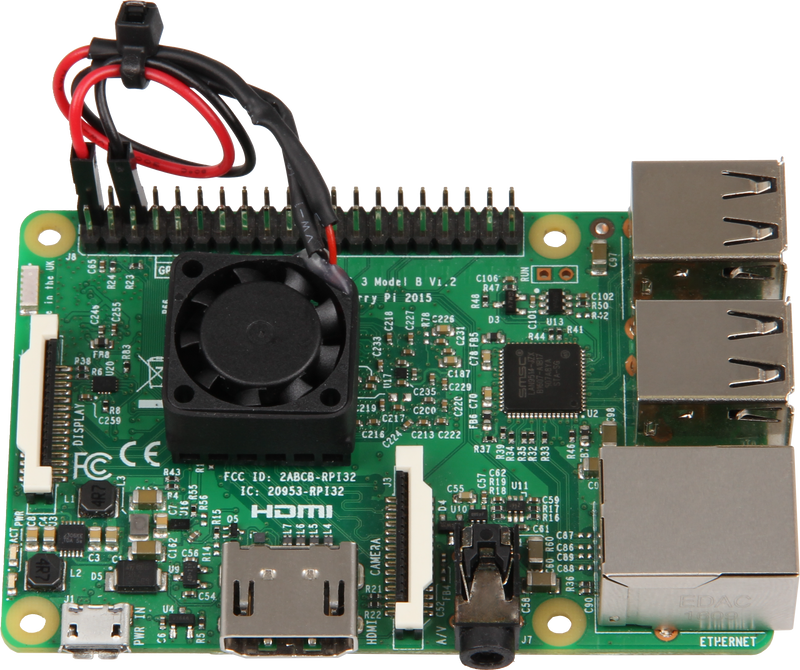 Cooling kit for Raspberry Pi