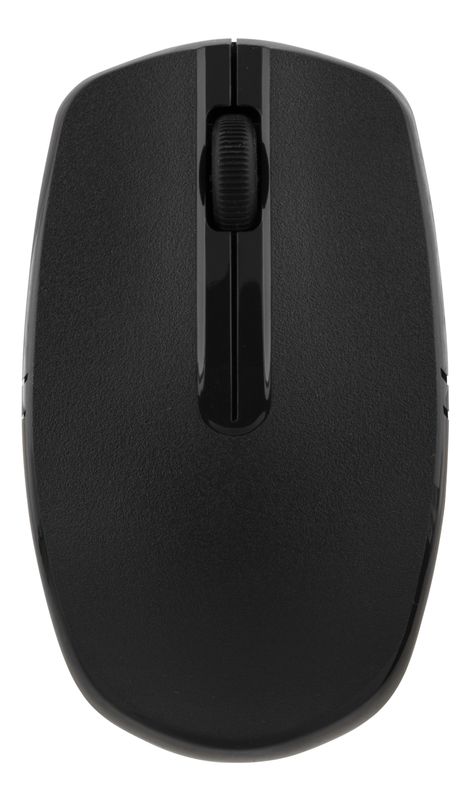 DELTACO trådlös optisk mus, 3 knappar med scroll, 1000 DPI, USB, sva