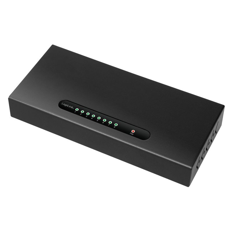 Gigabit 8-port Switch Metall