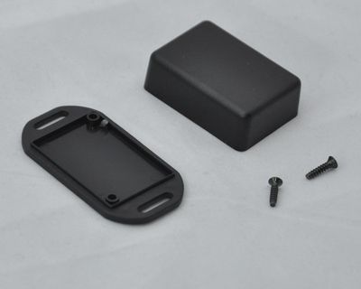 Plastbox small Black With mounting brackets