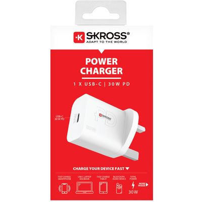 Power Charger UK 1xUSB-C PD 30W